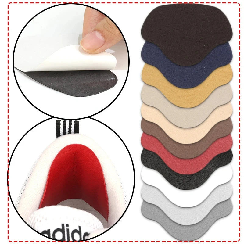 6/18 Stück Fersenreparatur-Patches für Sneaker, Anti-Verschleiß Fersenschutz, selbstklebende Rückseite, Fersenreparaturprodukte
