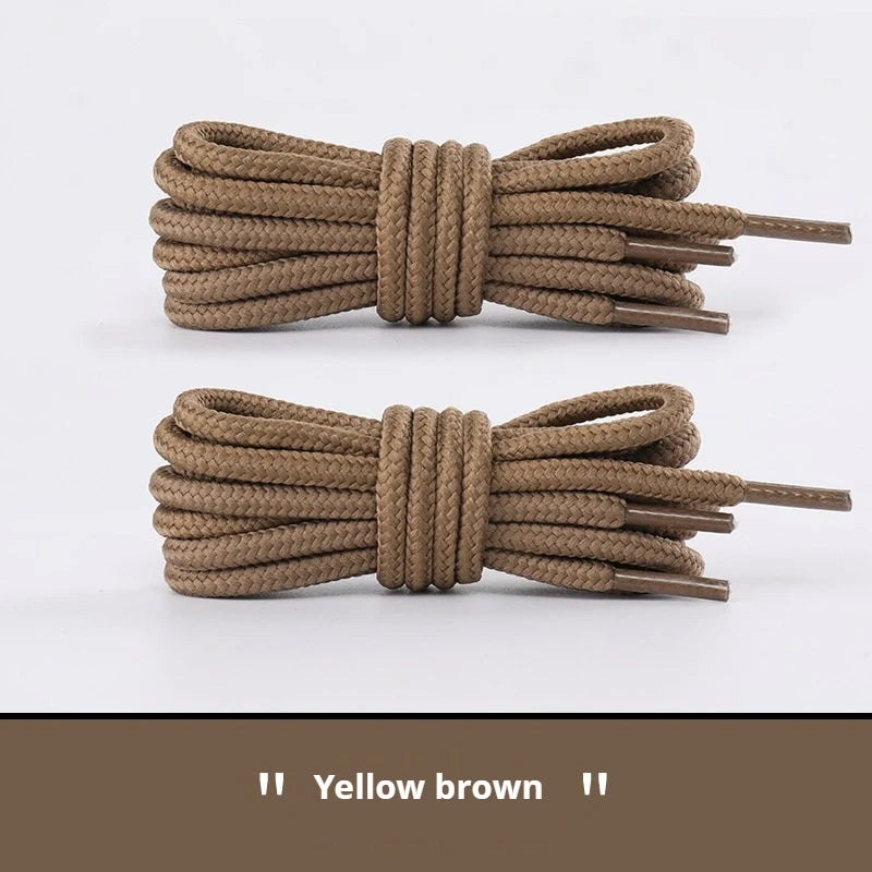 2 Pair Classic Round Shoelaces for Sneakers Boots Hiking Shoes Shoelace Oxford Heavy Duty and Durable Shoe Laces