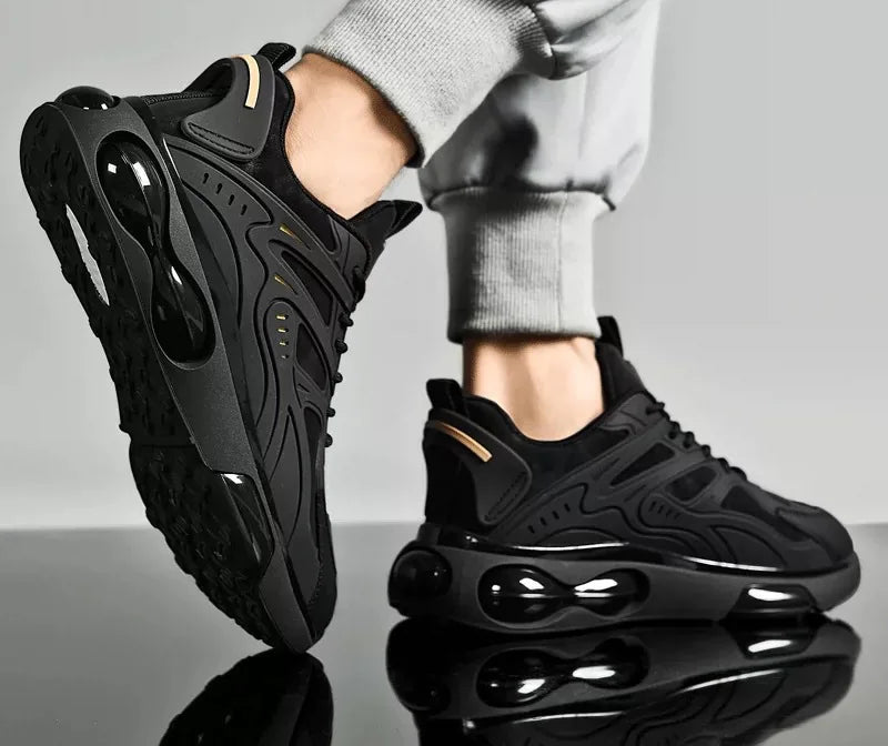 Herren Atmungsaktive Frühling Herbst Neue Sportschuhe Lässige Dad-Sneaker Dicke Sohle Flache Schnürschuhe Laufschuhe für Jugendliche