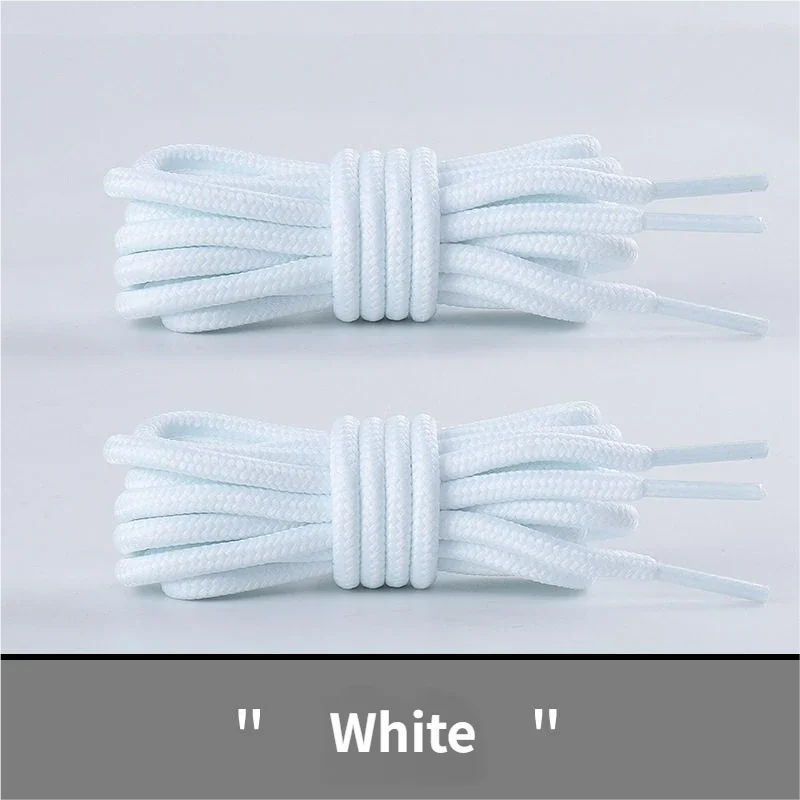 2 Pair Classic Round Shoelaces for Sneakers Boots Hiking Shoes Shoelace Oxford Heavy Duty and Durable Shoe Laces