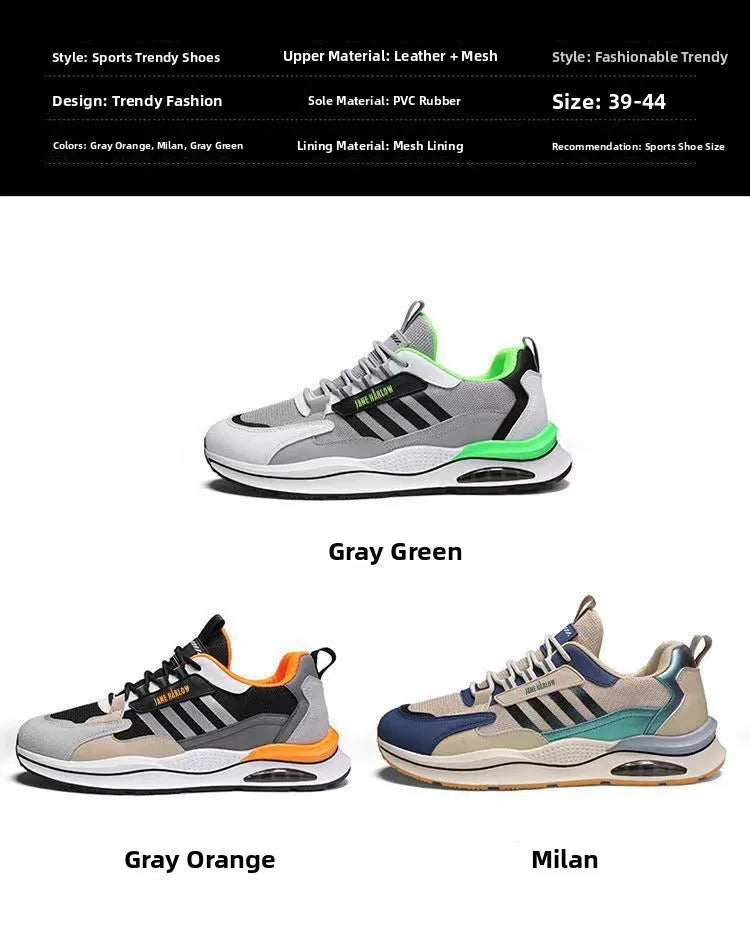 Atmungsaktive Mesh Sportschuhe Koreanischer Modetrend Reise-Laufschuhe Legere Herren-Sneaker Flacher Absatz Kreuzschnallen-Design