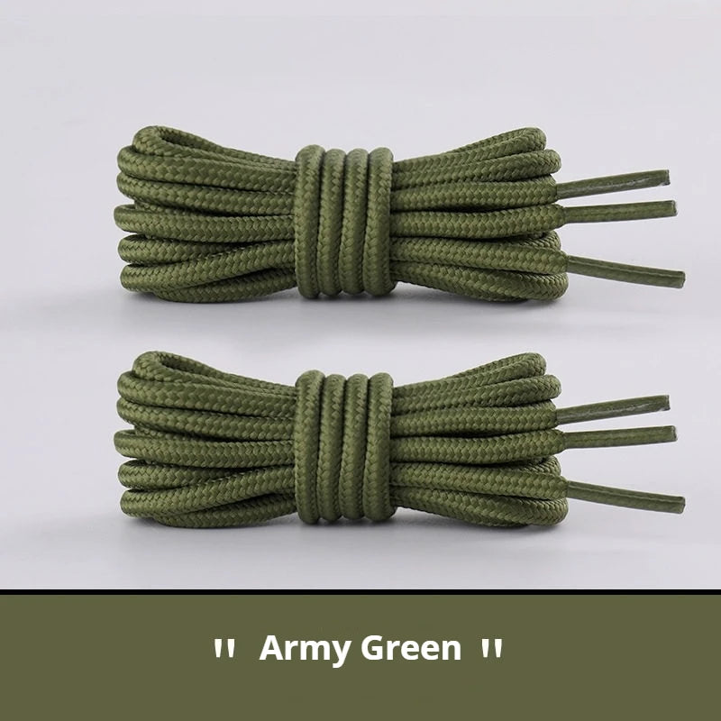 2 Pair Classic Round Shoelaces for Sneakers Boots Hiking Shoes Shoelace Oxford Heavy Duty and Durable Shoe Laces