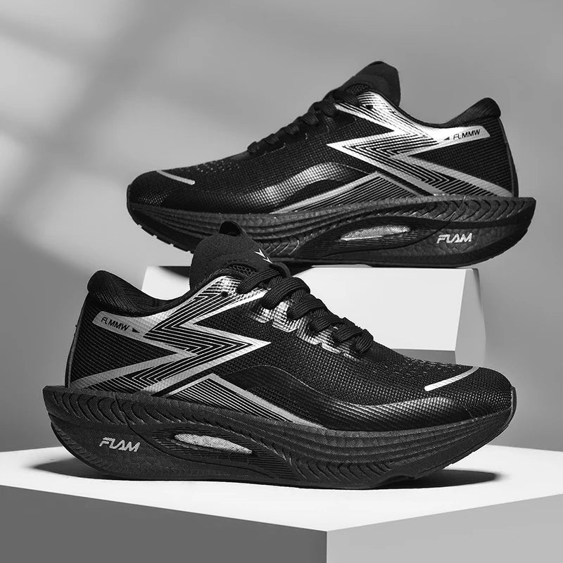 Laufschuhe Carbonplatte Spezialität Marathon Herren Sport Atmungsaktiv Leicht Damen Bequem Athletisch Rutschfeste Sneaker