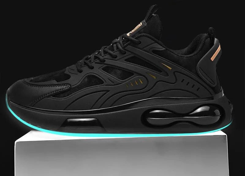 Herren Atmungsaktive Frühling Herbst Neue Sportschuhe Lässige Dad-Sneaker Dicke Sohle Flache Schnürschuhe Laufschuhe für Jugendliche