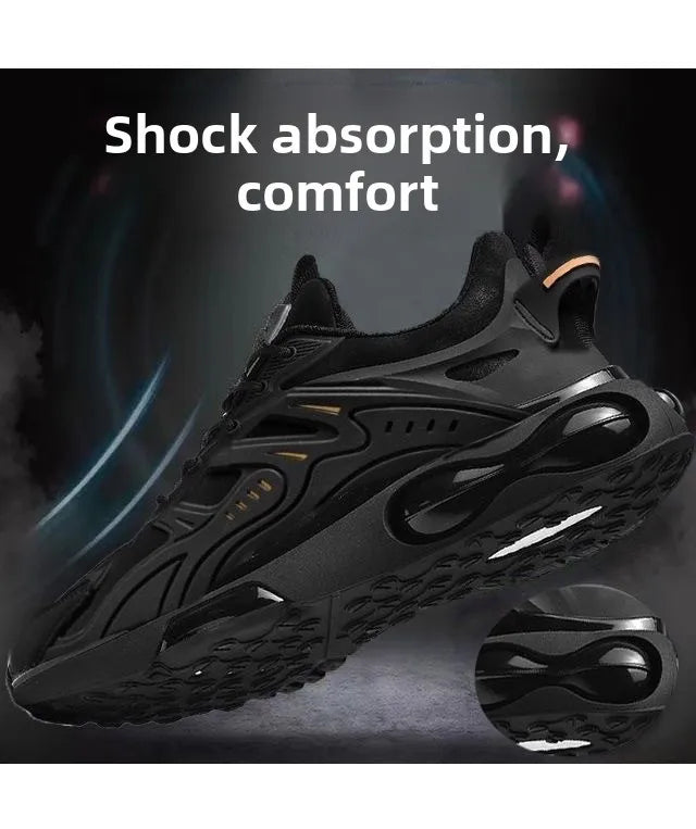 Herren Atmungsaktive Frühling Herbst Neue Sportschuhe Lässige Dad-Sneaker Dicke Sohle Flache Schnürschuhe Laufschuhe für Jugendliche