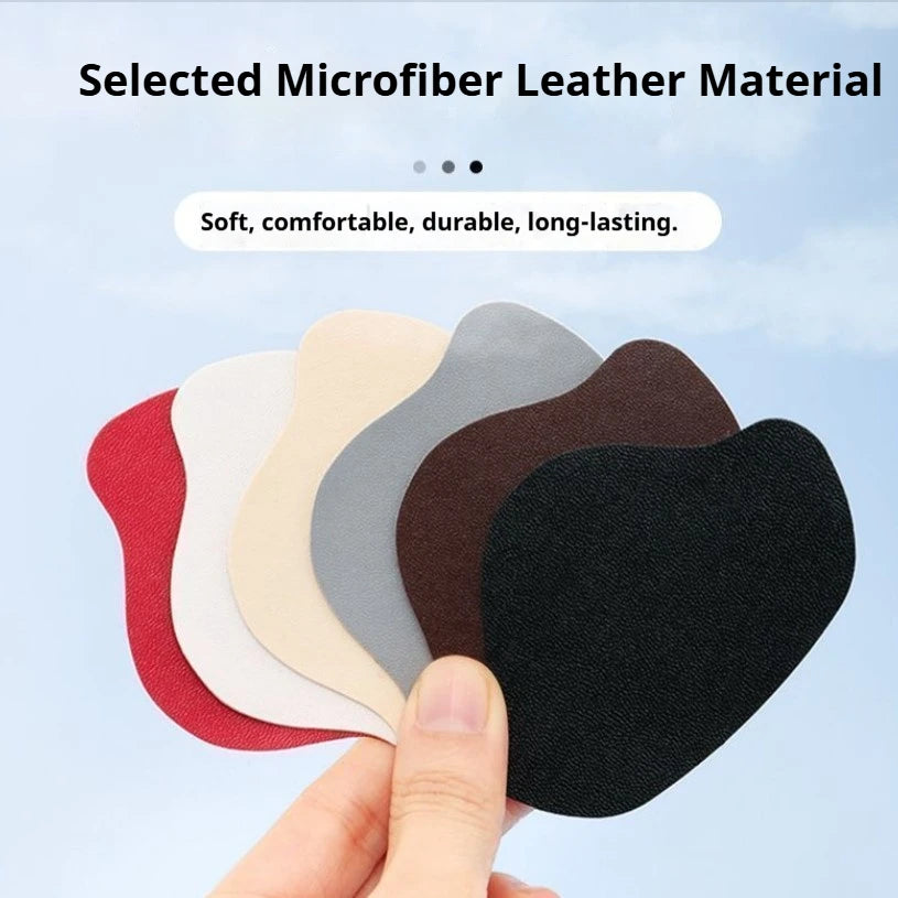 6/18 Stück Fersenreparatur-Patches für Sneaker, Anti-Verschleiß Fersenschutz, selbstklebende Rückseite, Fersenreparaturprodukte