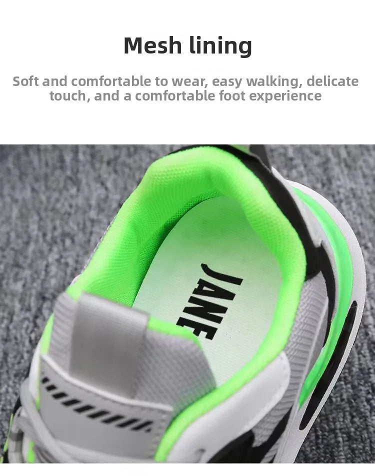 Atmungsaktive Mesh Sportschuhe Koreanischer Modetrend Reise-Laufschuhe Legere Herren-Sneaker Flacher Absatz Kreuzschnallen-Design