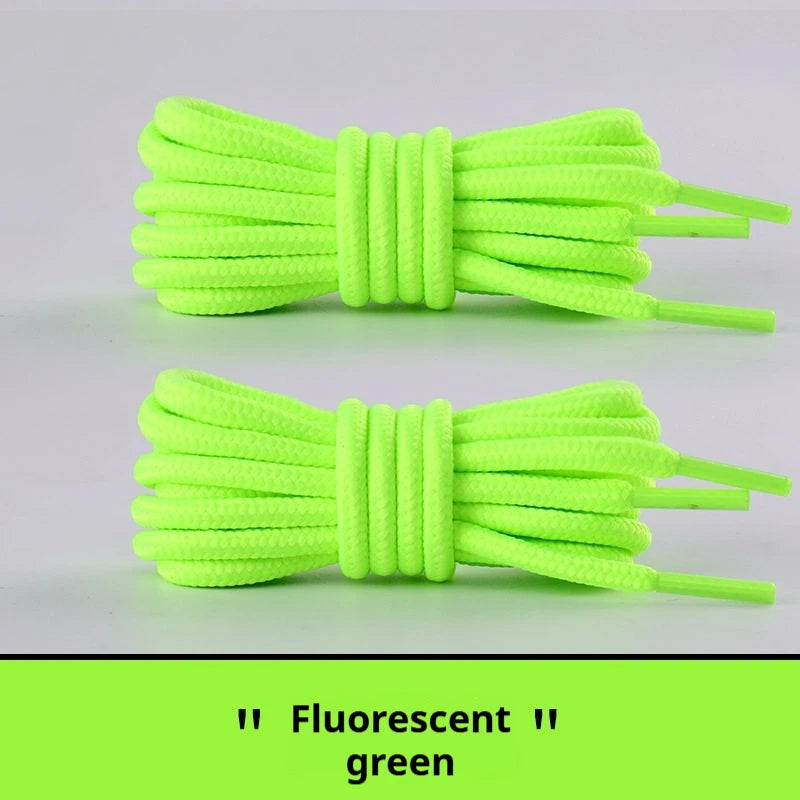 2 Pair Classic Round Shoelaces for Sneakers Boots Hiking Shoes Shoelace Oxford Heavy Duty and Durable Shoe Laces