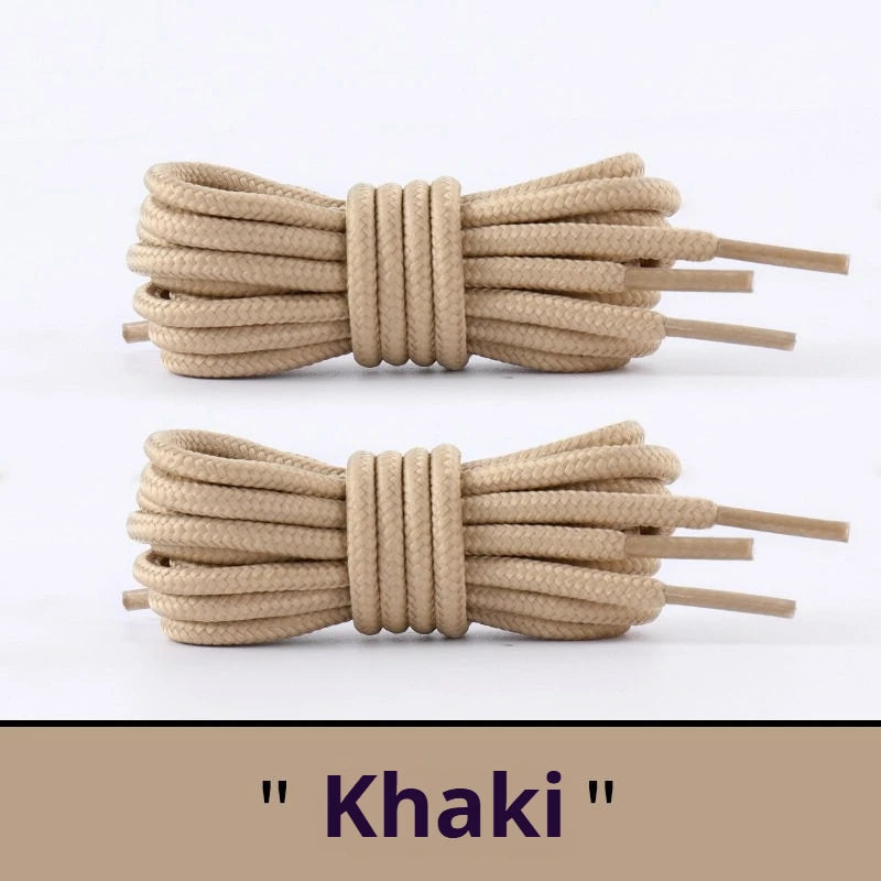 2 Pair Classic Round Shoelaces for Sneakers Boots Hiking Shoes Shoelace Oxford Heavy Duty and Durable Shoe Laces
