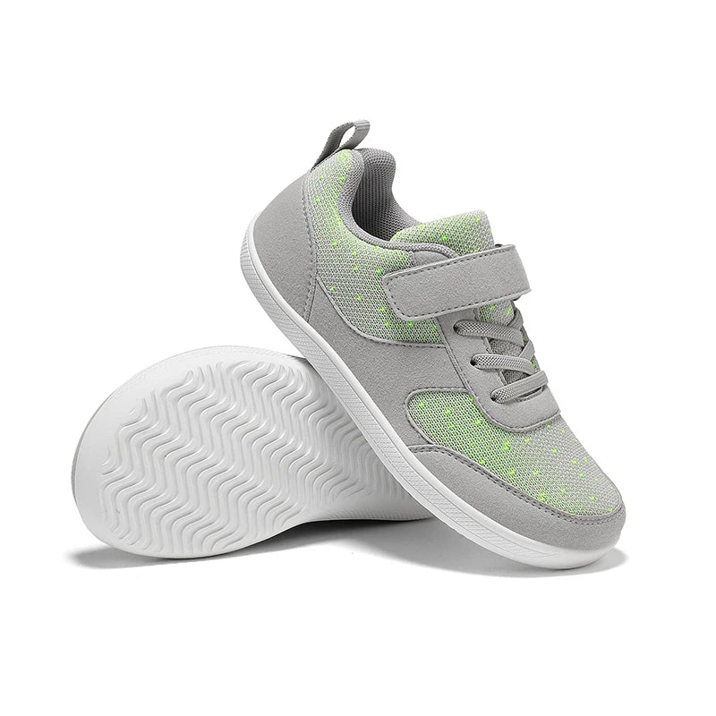 Kinderschuhe, breite Zehenpartie, Barfußschuhe für Kinder, Jungen, Mädchen, Baby-Sneaker, leichtes Mesh, künstliche Kleinkinder-Tennisschuhe für Kleinkinder