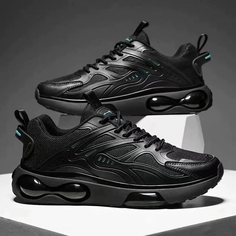 Herren Atmungsaktive Frühling Herbst Neue Sportschuhe Lässige Dad-Sneaker Dicke Sohle Flache Schnürschuhe Laufschuhe für Jugendliche