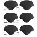 6/18 Stück Fersenreparatur-Patches für Sneaker, Anti-Verschleiß Fersenschutz, selbstklebende Rückseite, Fersenreparaturprodukte