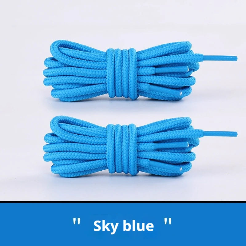 2 Pair Classic Round Shoelaces for Sneakers Boots Hiking Shoes Shoelace Oxford Heavy Duty and Durable Shoe Laces