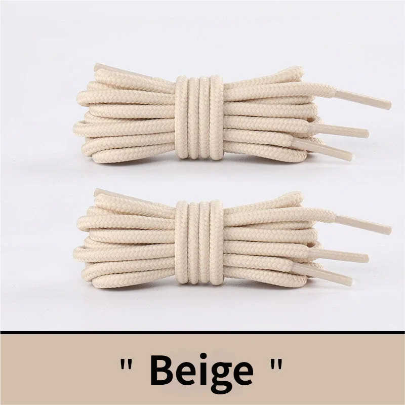 2 Pair Classic Round Shoelaces for Sneakers Boots Hiking Shoes Shoelace Oxford Heavy Duty and Durable Shoe Laces