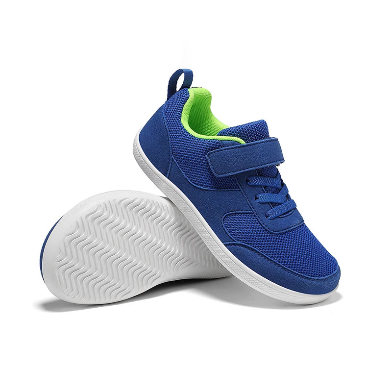 Kinderschuhe, breite Zehenpartie, Barfußschuhe für Kinder, Jungen, Mädchen, Baby-Sneaker, leichtes Mesh, künstliche Kleinkinder-Tennisschuhe für Kleinkinder