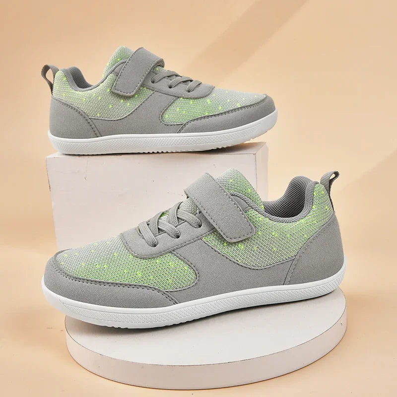 Kinderschuhe, breite Zehenpartie, Barfußschuhe für Kinder, Jungen, Mädchen, Baby-Sneaker, leichtes Mesh, künstliche Kleinkinder-Tennisschuhe für Kleinkinder