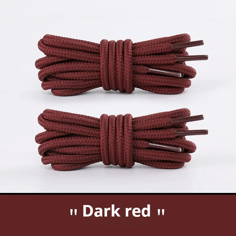 2 Pair Classic Round Shoelaces for Sneakers Boots Hiking Shoes Shoelace Oxford Heavy Duty and Durable Shoe Laces