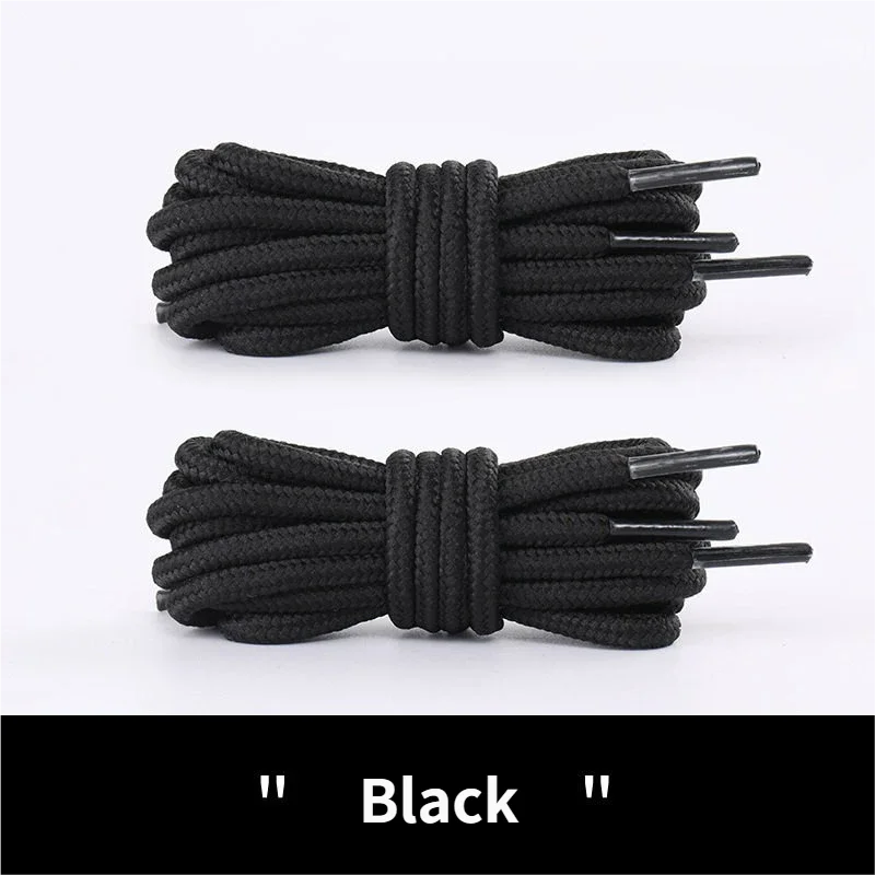 2 Pair Classic Round Shoelaces for Sneakers Boots Hiking Shoes Shoelace Oxford Heavy Duty and Durable Shoe Laces