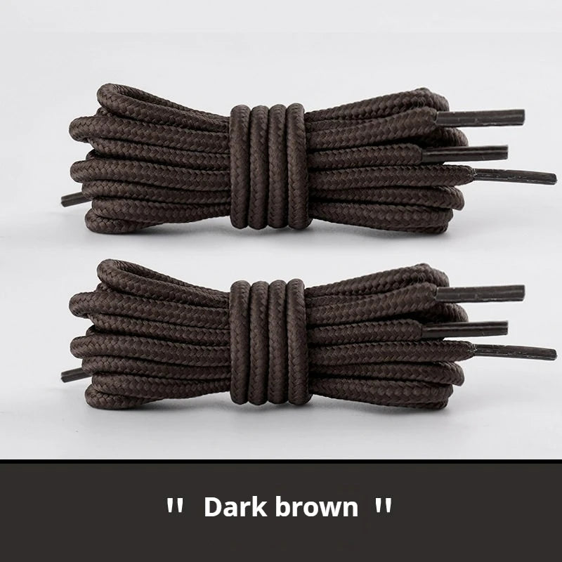 2 Pair Classic Round Shoelaces for Sneakers Boots Hiking Shoes Shoelace Oxford Heavy Duty and Durable Shoe Laces